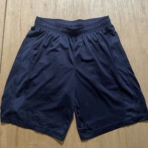 C9 Champion Men's Shorts Size M Athletic Sports Training Blue‎ Drawstring Pocket